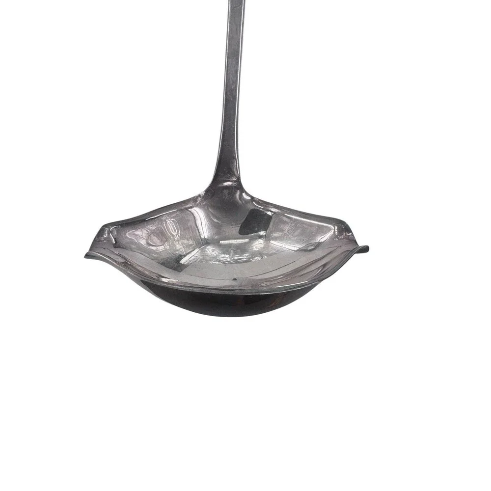 Gorham Silverplate 12.5 Inch Punch Ladle YH274 Heritage Plain Handle 2 Spout